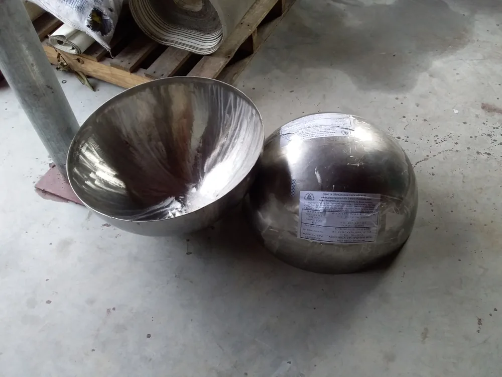 Nửa bán cầu inox từ bộ ảnh INOX TINTA